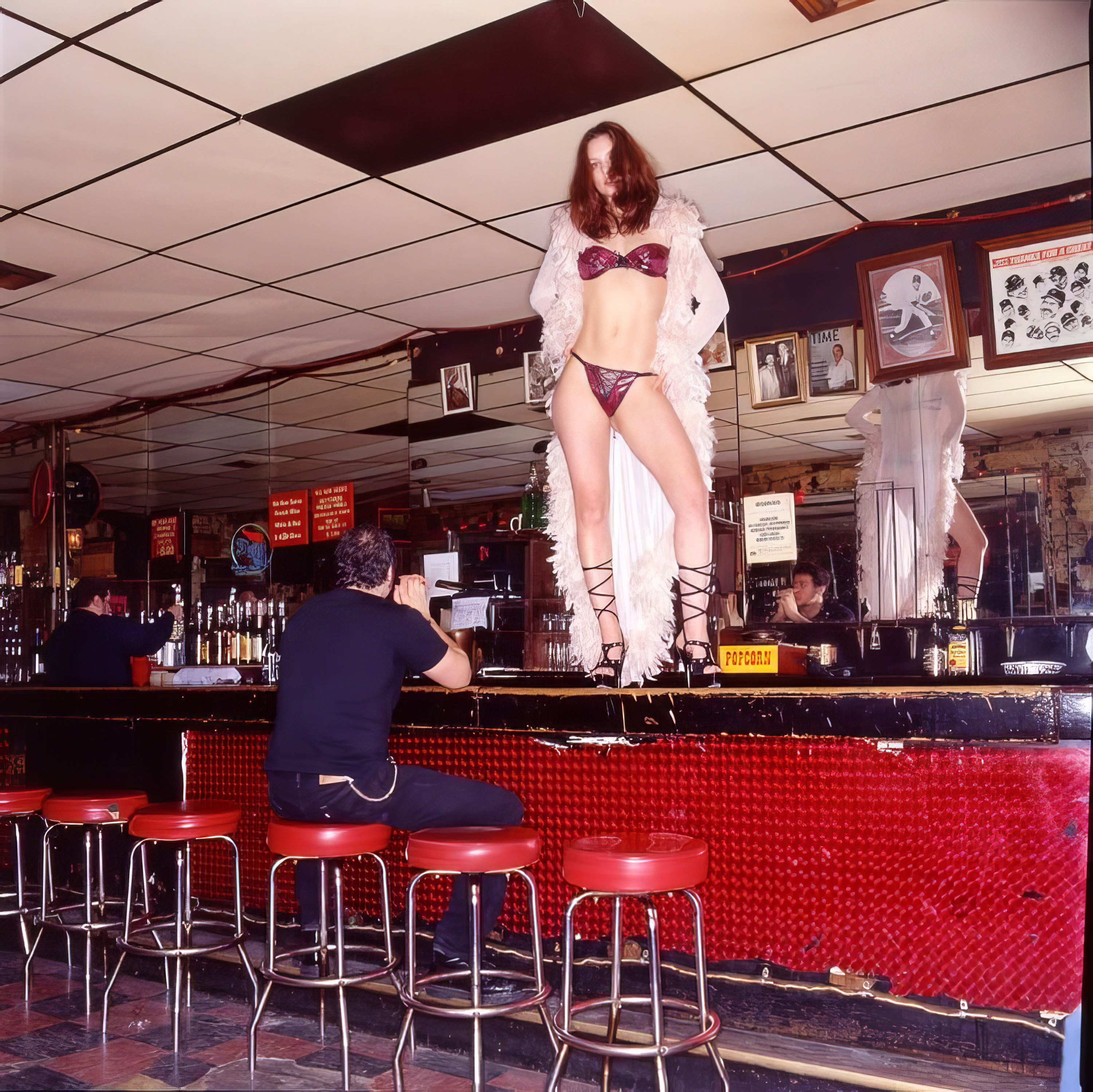 The stage at Billy's